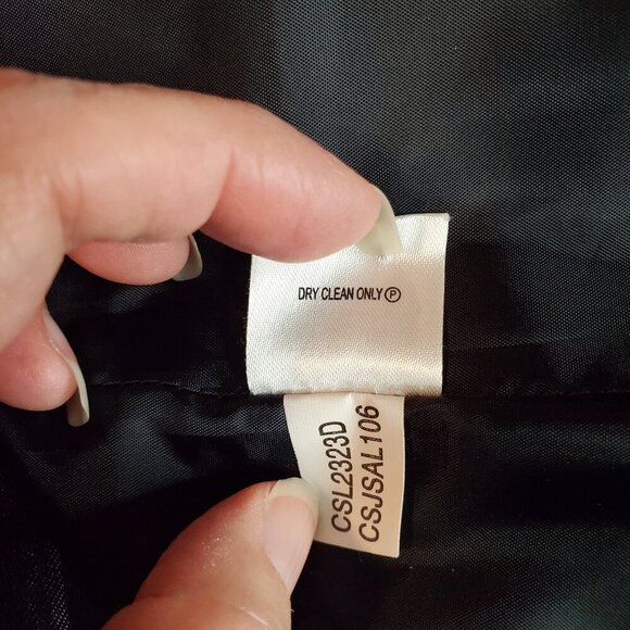 CALVIN KLEIN SZ 6 Blue Denim Look Stretch Blazer/Jacket - Picture 8 of 8